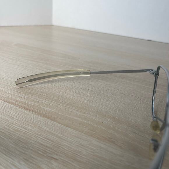 Randolph Engineering Aviator Sunglasses 5 1/2 Matte Chrome Frames Only READ - Picture 10 of 10
